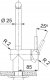 Bateria kuchenna Franke Faucet for washing machine Franke Atlas 115.0521.435 stainless steel 13