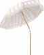 Beliani Parasol ogrodowy ⌀ 150 cm różowy z białym MONDELLO 6