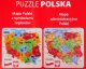 Daffi Puzzle drewno mapa Polski D-100 41004 2