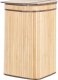 Beliani Kosz bambusowy z pokrywką jasne drewno BADULLA 6