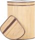 Beliani Kosz bambusowy z pokrywką jasne drewno BADULLA 7