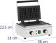 Gofrownica Royal Catering Gofrownica prostokątna na 3 gofry belgijskie TEFLON 1500 W Gofrownica prostokątna na 3 gofry belgijskie TEFLON 1500 W 6