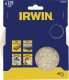 Irwin IRWIN WŁÓKNINA POLERSKA WEŁNIANA 125mm  QUICK-FIT , do metalu i drewna 1