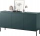 Selsey Komoda trzydrzwiowa Bemmi 150 cm Ciemnozielony 8
