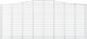 vidaXL vidaXL Kosze gabionowe, 25 szt, 400x50x160/180cm, galwanizowane żelazo 3
