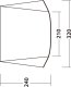 Namiot turystyczny Outwell Outwell Zadaszenie Touring Canopy, szaro-czarne 5