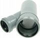 AQUER Trójnik kanalizacyjny PP 110/50mm 90° Aquer T110/50/45 SZ szary 1