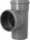 AQUER Trójnik kanalizacyjny PP 110/110mm 90° Aquer T110/90 SZ szary 3
