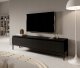 Selsey Szafka RTV Bemmi 150 cm czarna z czarnymi nogami 1