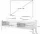 Selsey Szafka RTV Bemmi 150 cm czarna z czarnymi nogami 6