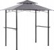 Beliani Pawilon ogrodowy 240 x 148 Szary NARO 1