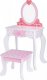 Tooky Toy TOOKY TOY Drewniana Toaletka Różowa z Krzesełkiem 1