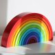 Tooky Toy Układanka Drewniane Klocki Montessori Tęcza 6
