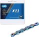 KMC Łańcuch KMC X11 Aurora Blue, 118 ogniw, 5,65 mm, 11-rzędowy, spinka, Box 2