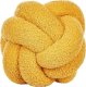 Beliani Poduszka dekoracyjna boucle supeł 19 x 19 cm żółta MALNI Lumarko! 2