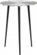 Beliani Stolik pomocniczy metalowy srebrny z czarnym PUHOI 1