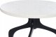 Beliani Stolik pomocniczy biały marmur z czarnym TIHOI 4