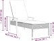 vidaXL vidaXL Leżaki, 2 szt., ze stolikiem i poduszkami, szare, polirattan 9