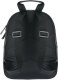 Bellugio Czarny plecak unisex, mały lekki plecaczek Bellugio BE4 6