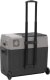 Lodówka turystyczna vidaXL vidaXL Lodówka na kółkach, z zasilaczem, czarno-szara, 50 L, PP 7