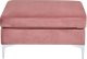 Beliani Otomana welurowa różowa EVJA 3
