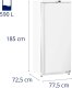 Royal Catering Lodówka chłodziarka gastronomiczna STAL 4 półki 590 l 228 W - biała Lodówka chłodziarka gastronomiczna STAL 4 półki 590 l 228 W - biała 8