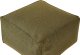 Beliani Puf 50 x 50 x 30 cm zielony oliwkowy MUKKI 3