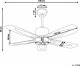 Wentylator Beliani Wentylator sufitowy srebrny COYOTE 8