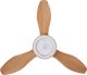 Wentylator Beliani Wentylator sufitowy brązowy MUDDY 3