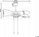 Wentylator Beliani Wentylator sufitowy wielokolorowy WEBER 7