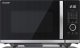 Kuchenka mikrofalowa Sharp Sharp YC-QC254AE-B Mikrowelle & Grill 25L schwarz/silber 1