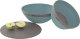 Outwell Zestaw naczyń Outwell Collaps Bowl & Colander Set - classic blue Uniwersalny 4