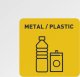 Ulsonix Kosz pojemnik do segregacji sortowania śmieci odpadów 60 l - metal plastik Kosz pojemnik do segregacji sortowania śmieci odpadów 60 l - metal plastik 4