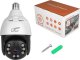 Kamera IP LTC Zewnętrzna kamera obrotowa żarówka E27 Wi-Fi LTC VISION KAM35 5 Mpix 3