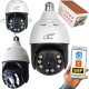 Kamera IP LTC Zewnętrzna kamera obrotowa żarówka E27 Wi-Fi LTC VISION KAM35 5 Mpix 4