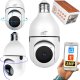 Kamera IP LTC Wewnętrzna kamera obrotowa żarówka E27 Wi-Fi LTC VISION KAM34 3 Mpix 5