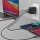 Ładowarka Energea ENERGEA ład. siec. 1xUSB+2xUSB-C PD-PPS-QC 3.0 66W 2C1A czarny/black US+EU Travelite GAN66 1