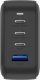 Ładowarka Energea ENERGEA ład. siec. 1xUSB+3xUSB-C PD-PPS-QC 3.0 100W 3C1A czarny/black US+EU Travelite GAN100 5