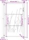 vidaXL vidaXL Furtka ogrodowa, antracytowa, 105x130 cm, stal, motyw trawy 8