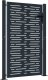 vidaXL vidaXL Furtka ogrodowa, antracytowa, 105x155 cm, stal, w prostokąty 1