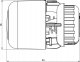 Danfoss Głowica do zaworów Aero RA click, czujnik wbudowany, "0" 3