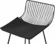 Beliani Metal Krzesło barowe Zestaw 2 Czarny FREDONIA 5