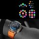 Smartwatch Gravity Zegarek męski SMARTWATCH GRAVITY ASTON GT9-8 srebrny/brązowy skórzano-gumowy 14