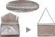 Accessorize Me Szara Metaliczna Kopertówka Wieczorowa Vila 5