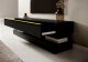 Selsey Szafka RTV Hylia 140 cm Czarna 5