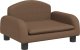 vidaXL vidaXL Sofa dla dzieci, brązowa, 50x40x30 cm, obita tkaniną 1