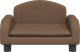 vidaXL vidaXL Sofa dla dzieci, brązowa, 50x40x30 cm, obita tkaniną 2