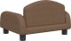 vidaXL vidaXL Sofa dla dzieci, brązowa, 50x40x30 cm, obita tkaniną 4