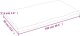 vidaXL vidaXL Blat ciemnobrązowy 100x60x(2-4) cm drewno z naturalną krawędzią 9