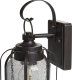 Kinkiet Beliani Lampa ścienna zewnętrzna czarna WOOLER 5